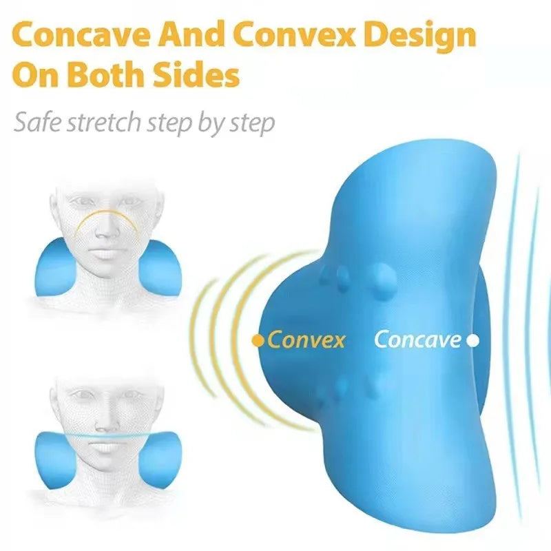Cervical Massage Pillow Gravity Muscle Relaxation Gravity Pad Cervical Massage Traction Neck Stretcher Massage Tool