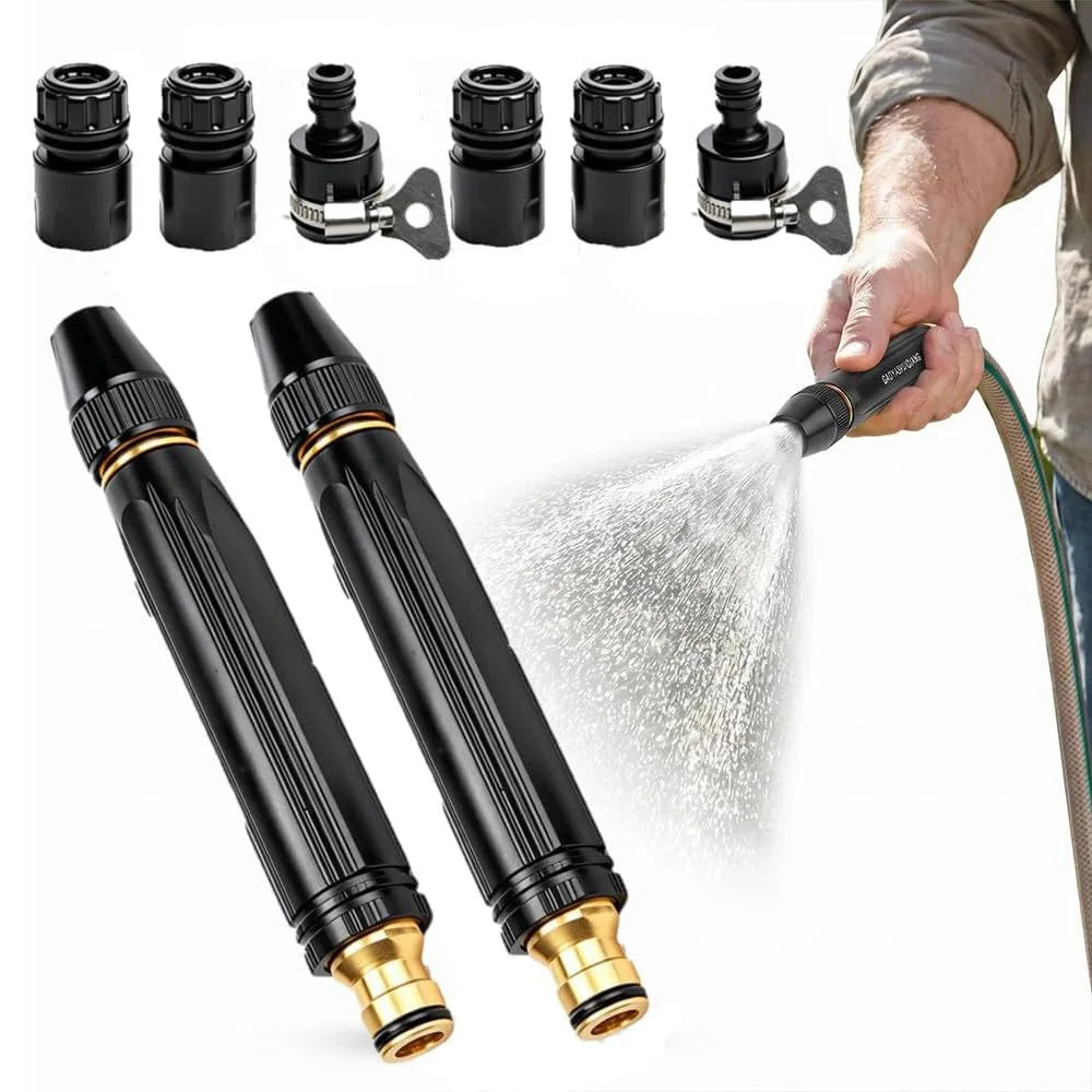 High Pressure Power Washer Nozzle ,Power Jet Water with Three Spray Modes, Multi Function Watering Sprayer for Cleaning Yard Car