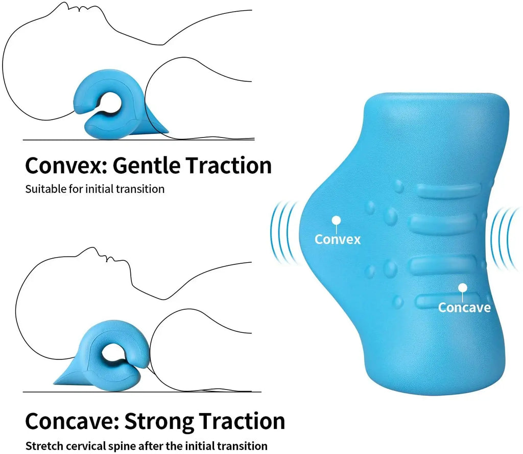 Cervical Massage Pillow Gravity Muscle Relaxation Gravity Pad Cervical Massage Traction Neck Stretcher Massage Tool