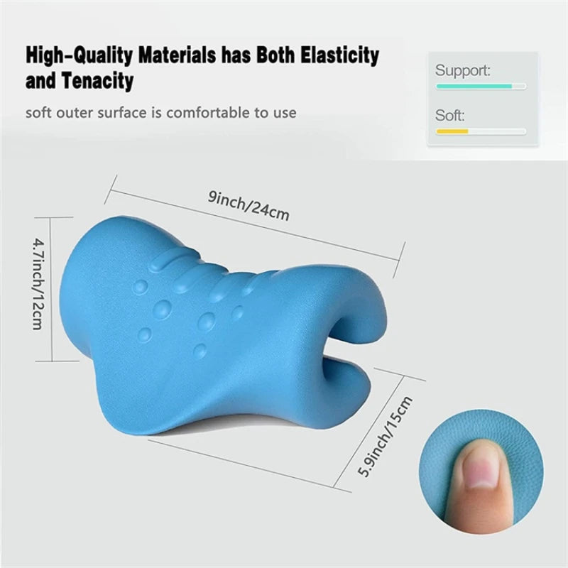 Cervical Massage Pillow Gravity Muscle Relaxation Gravity Pad Cervical Massage Traction Neck Stretcher Massage Tool