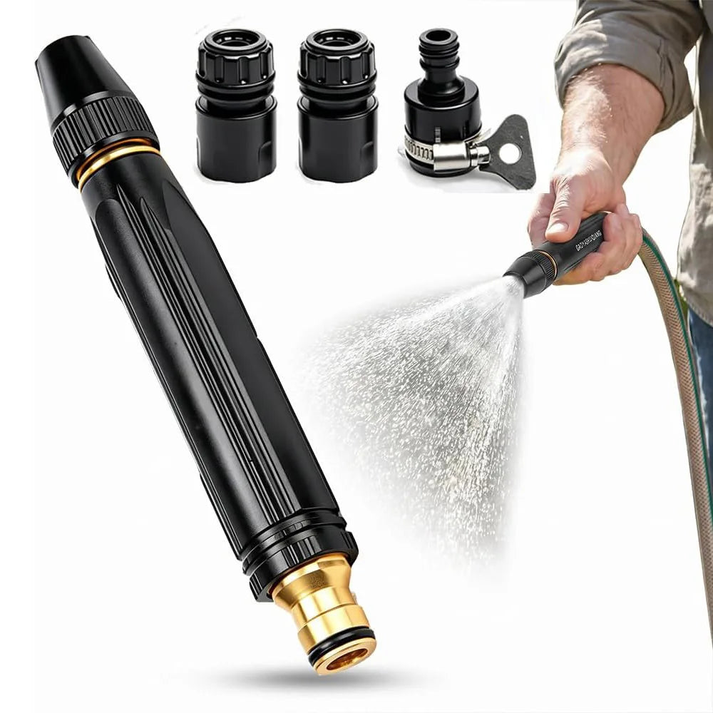 High Pressure Power Washer Nozzle ,Power Jet Water with Three Spray Modes, Multi Function Watering Sprayer for Cleaning Yard Car